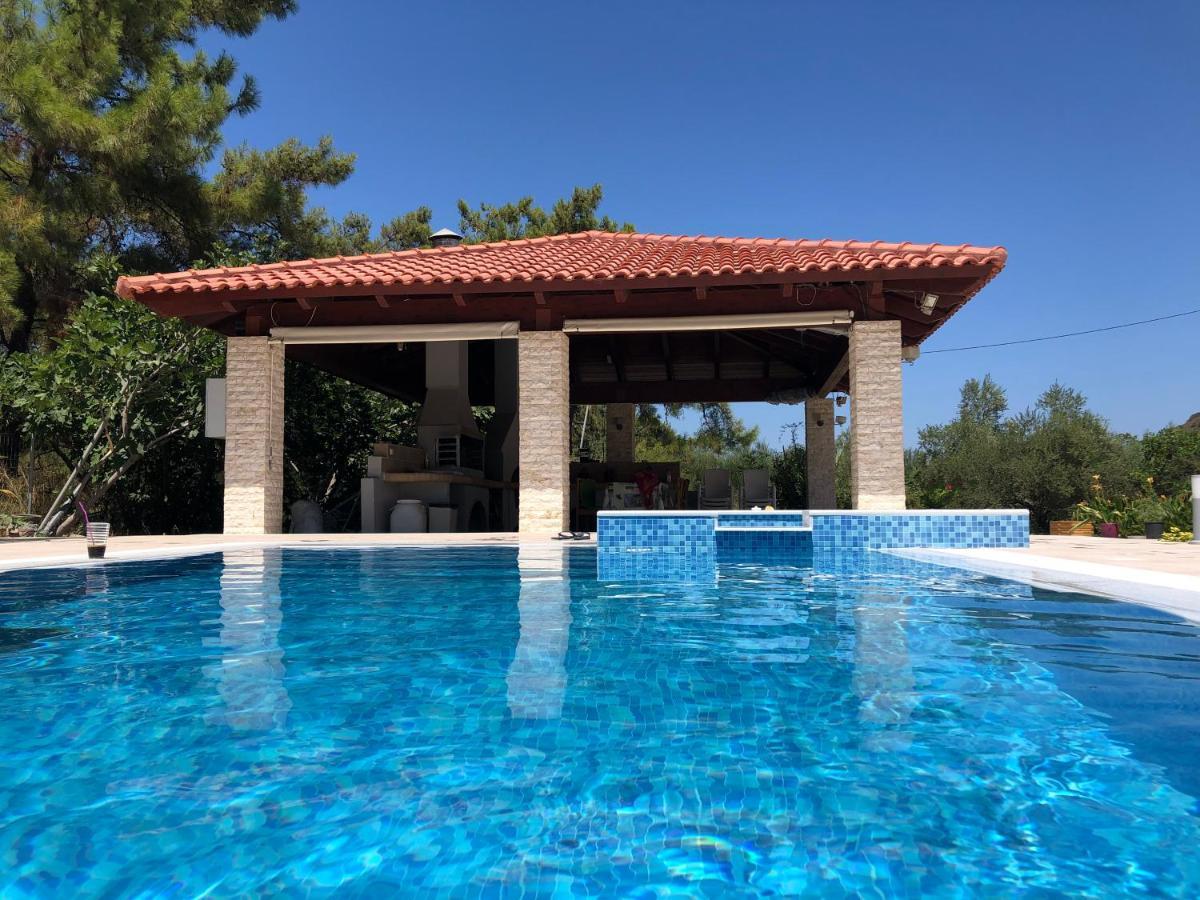 יאליסוס Fiore Di Rodi - Private Pool, Jacuzzi And Barbecue מראה חיצוני תמונה