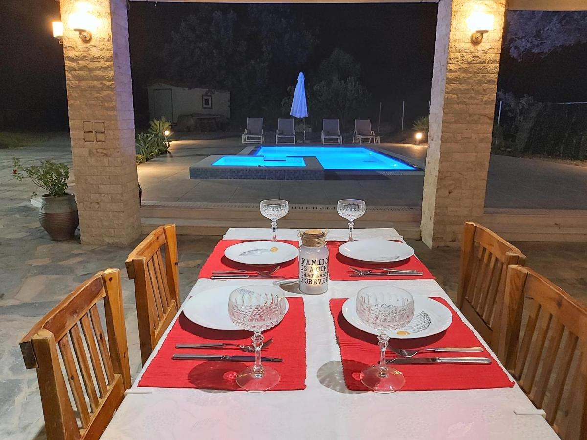 יאליסוס Fiore Di Rodi - Private Pool, Jacuzzi And Barbecue מראה חיצוני תמונה